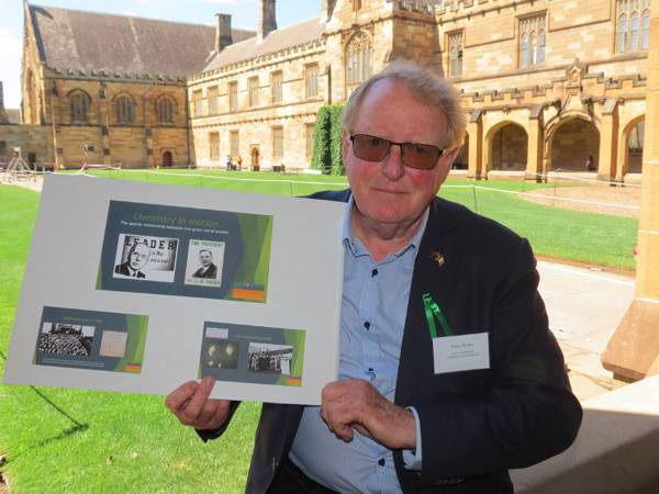The author, Peter Burke, attending the 2018 Australasian Irish History Conference at Sydney University