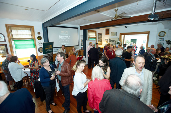 People with Irish links and friends at the launch